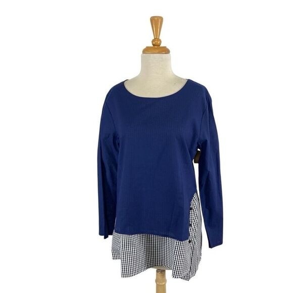 Lagenlook M Chinese XL Top Deconstructed Office Layered Career - Picture 8 of 8